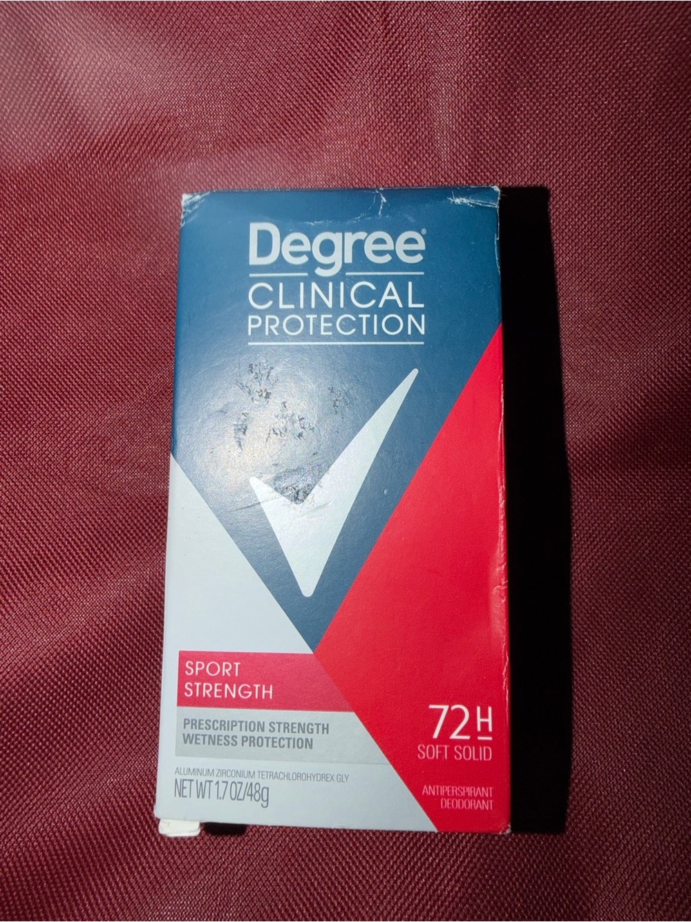 Clinical Protection Sport Strength Antiperspirant Deodorant - Red